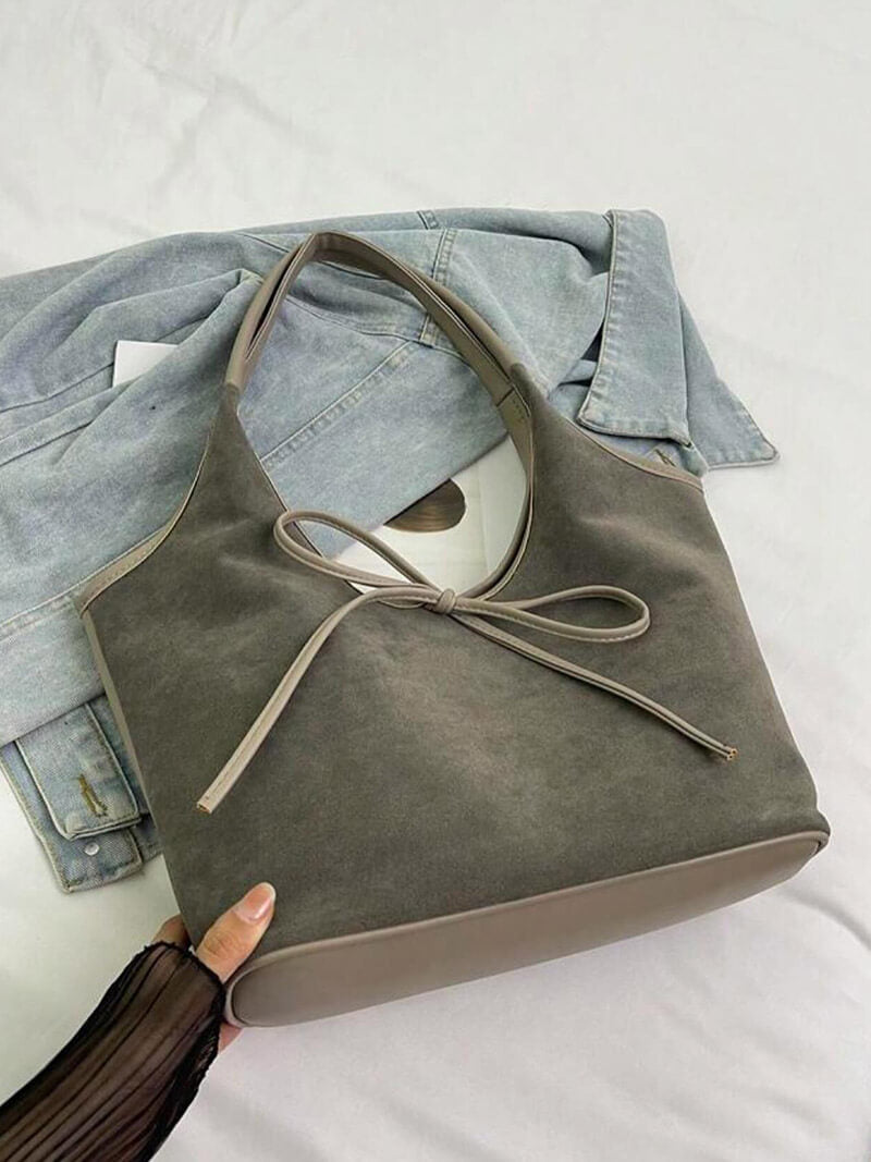 Florence Suede Bow Bag