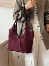 Florence Suede Bow Bag