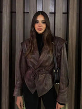 julia monio leather Jacket