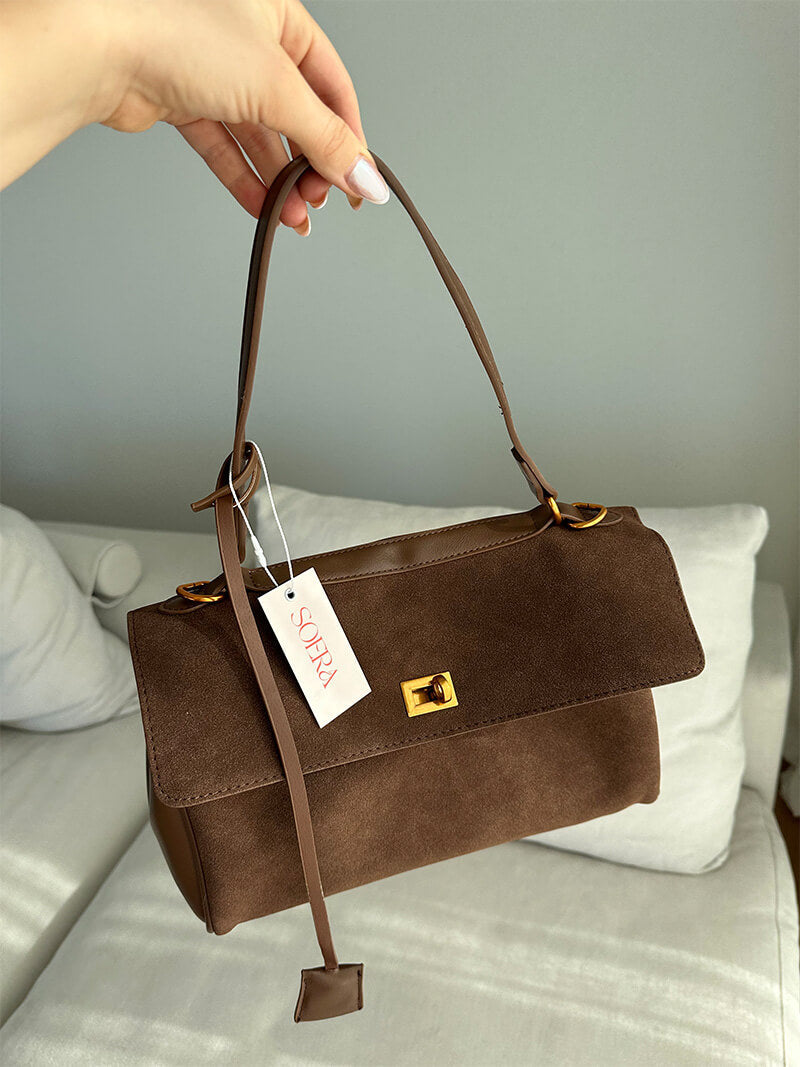 Ramona faux suede bag