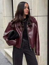 Lıneuy leather Jacket