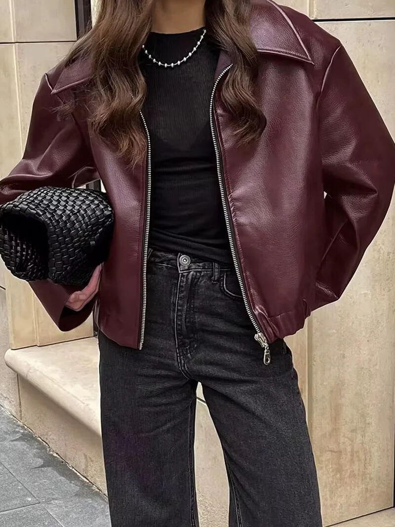 Lıneuy leather Jacket