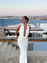 Venice Deep V-Neck dress